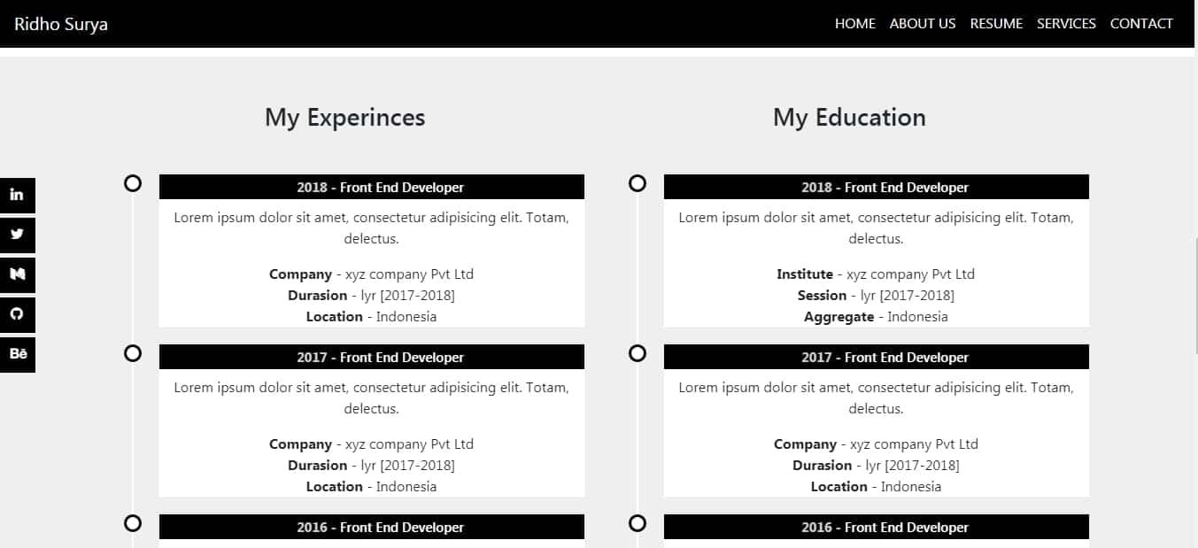 Web Portfolio